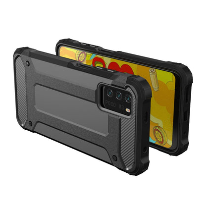 Hybrid Armor Case Tough Rugged Cover for Xiaomi Redmi Note 10 5G / Poco M3 Pro golden_5