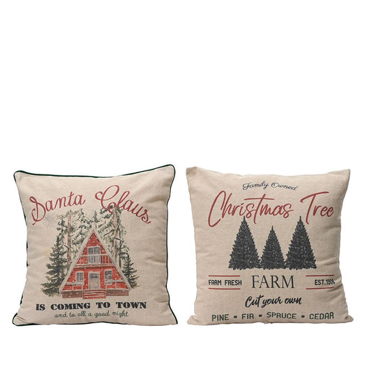 Almofada com estampado de natal, 2 modelos, 45 x 10 x 45 cm_0