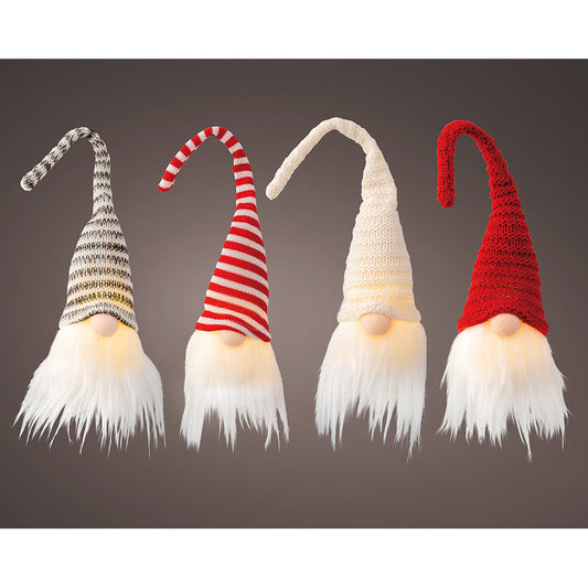 Gnomo led gorro flexÃ­vel, cores sortidas, luz fixa, 6 x 7 x 23 cm_0