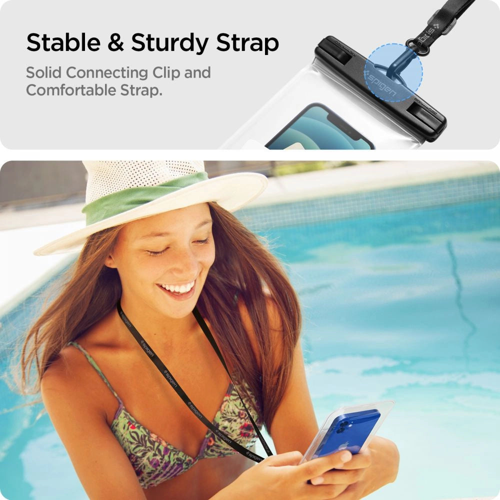 Spigen Spigen Aqua Shield A601 case waterproof IPX8 - transparent 2 pcs._13
