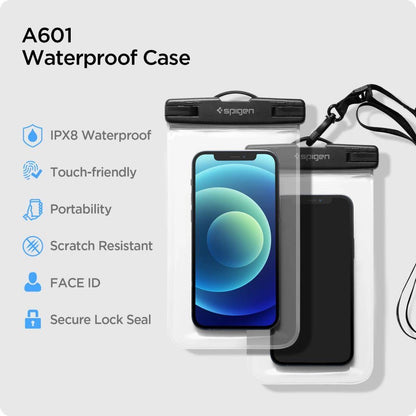 Spigen Spigen Aqua Shield A601 case waterproof IPX8 - transparent 2 pcs._10