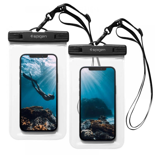 Spigen Spigen Aqua Shield A601 case waterproof IPX8 - transparent 2 pcs._0