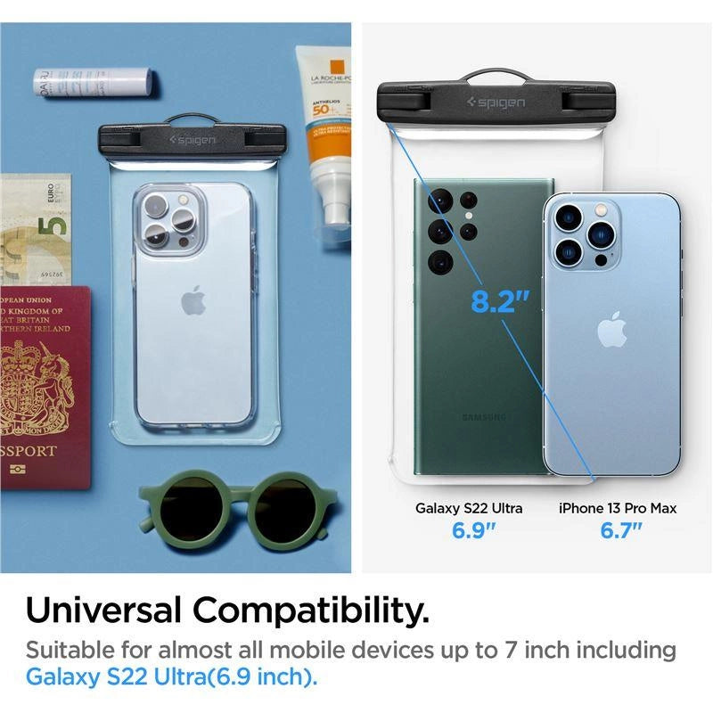 Spigen Spigen Aqua Shield A601 case waterproof IPX8 - transparent 2 pcs._5