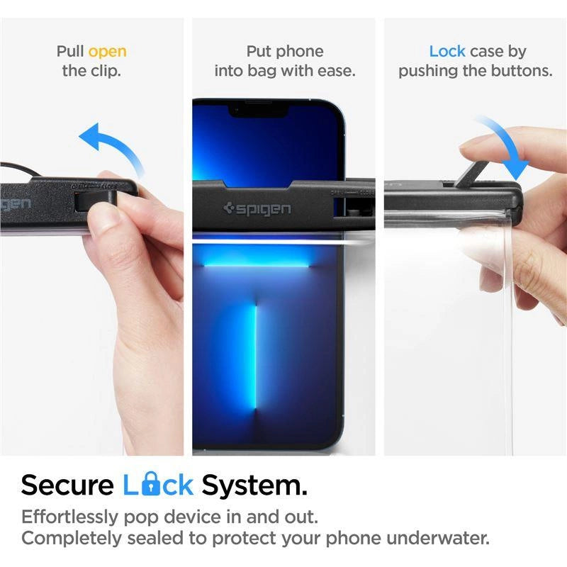 Spigen Spigen Aqua Shield A601 case waterproof IPX8 - transparent 2 pcs._7