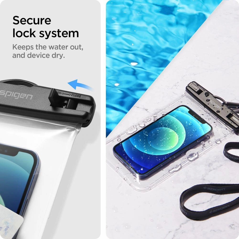 Spigen Spigen Aqua Shield A601 case waterproof IPX8 - transparent 2 pcs._8