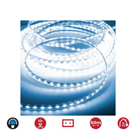 Tira led 50m. 60 leds/m 4,2w/m azul, ip44, 220-240v (uso interior-exterior) edm_0