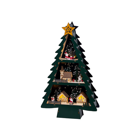 Cena de natal em Ã¡rvore com led 33 x 9 x 55 cm_0