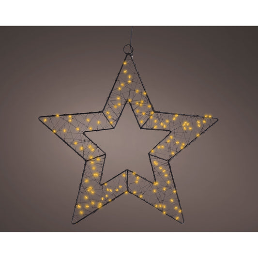 Figura microled estrela de metal, exterior Ã¸38cm_0