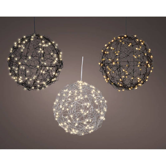 Bola led para exterior cores variadas Ã¸15 cm_0