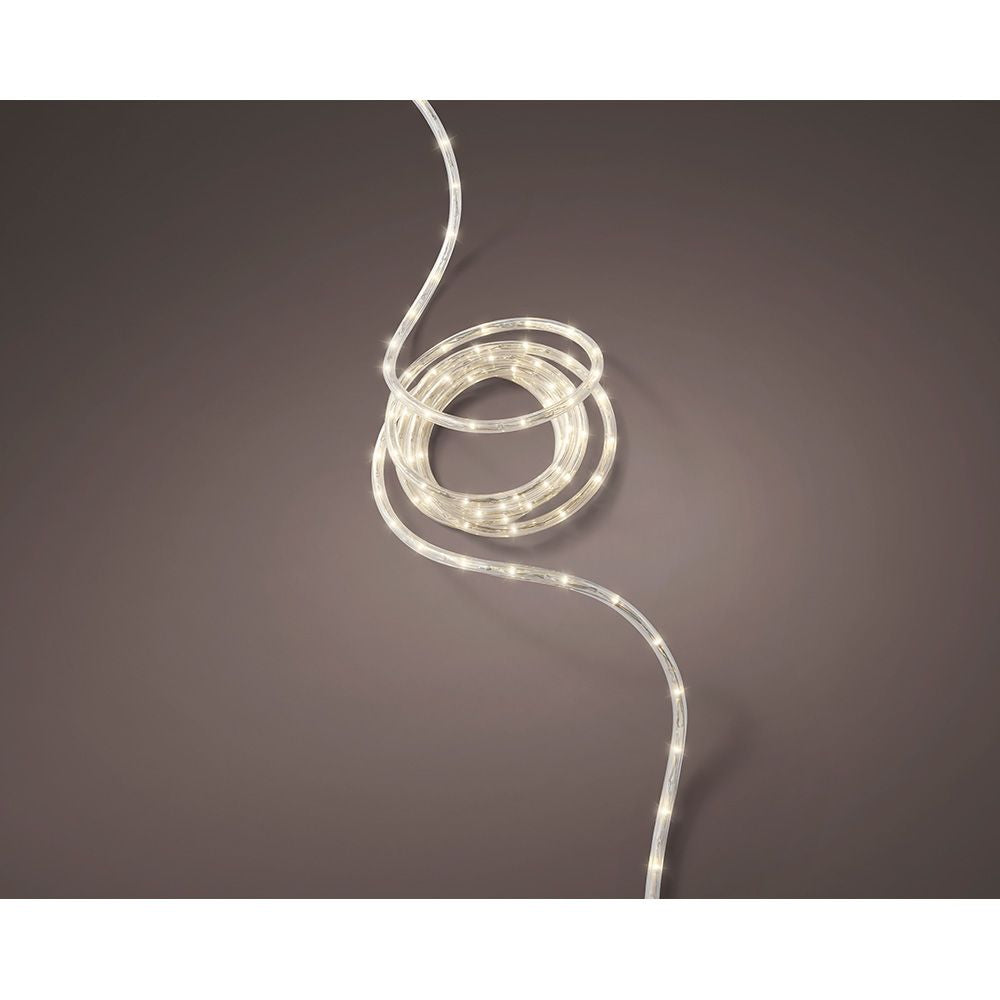 CordÃ£o de luzes led branco quente, para uso externo, 216 leds, 8 funÃ§Ãµes, fio prateado, 9 m_0