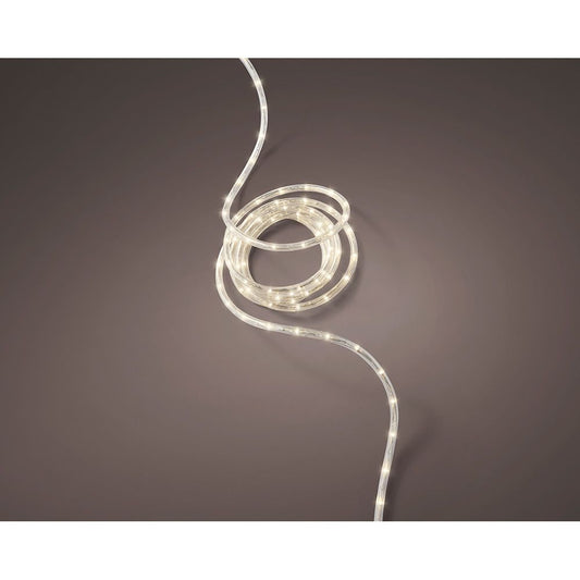 CordÃ£o de luzes led branco quente, para uso externo, 216 leds, 8 funÃ§Ãµes, fio prateado, 9 m_0