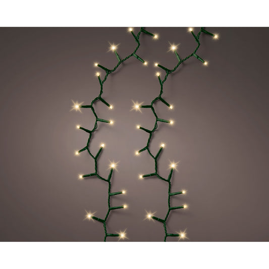 CordÃ£o de led dourado suave com cabo verde para Ã¡rea externa 500 leds 11 m_0