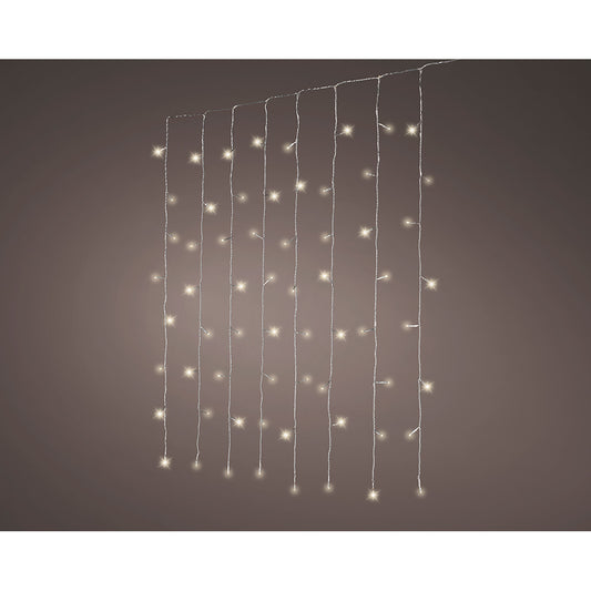Cortina led multifuncional interconectÃ¡vel, luz branca quente, 200 leds, 1,5 x 2 m_0