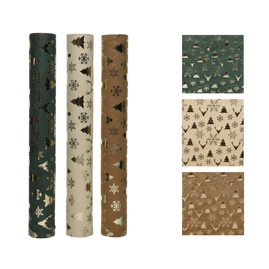 Tecido decorativo retangular em poliÃ©ster 35 x 0,5 x 200 cm, cores variadas_0