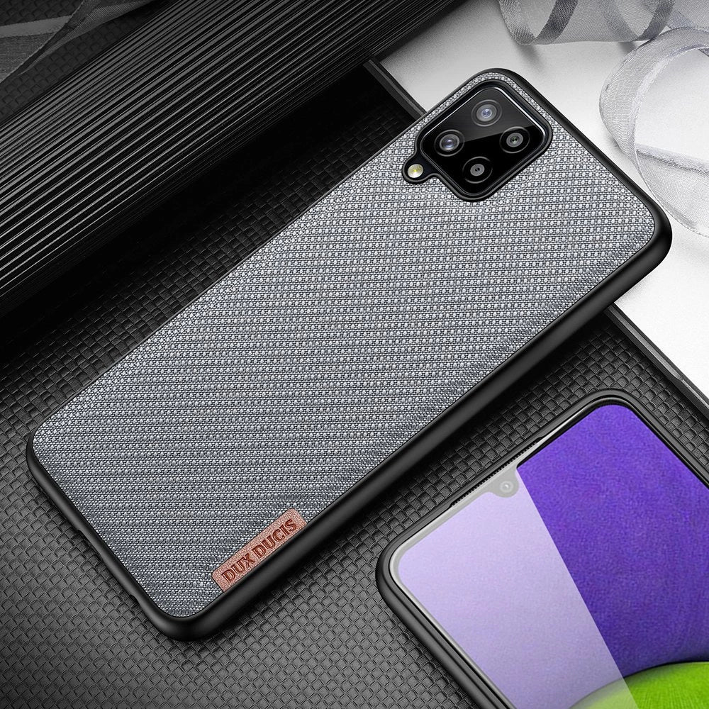 Dux Ducis Fino case covered with nylon material for Samsung Galaxy A22 4G black_16