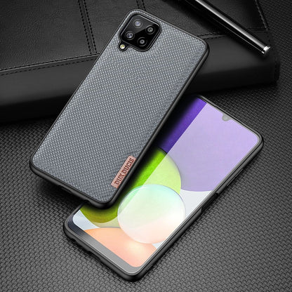Dux Ducis Fino case covered with nylon material for Samsung Galaxy A22 4G gray_1