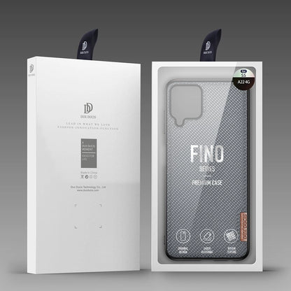 Dux Ducis Fino case covered with nylon material for Samsung Galaxy A22 4G gray_4
