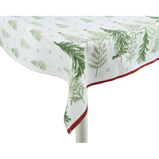 Toalha de mesa em algodÃ£o natal 140 x 0,10 x 180 cm_0