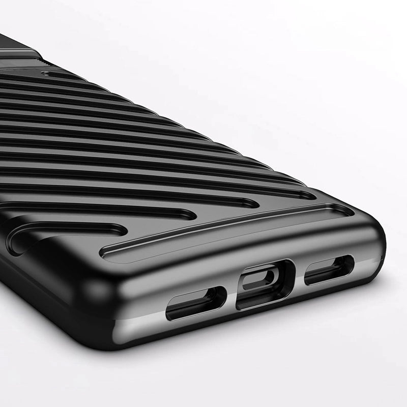 Thunder Case Flexible Tough Rugged Cover TPU Case for Google Pixel 6 black_9