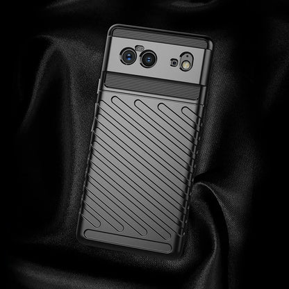 Thunder Case Flexible Tough Rugged Cover TPU Case for Google Pixel 6 black_2