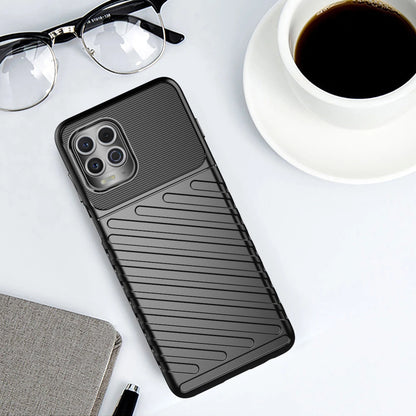 Thunder Case Flexible Tough Rugged Cover TPU Case for Motorola Moto G100 / Edge S black_9