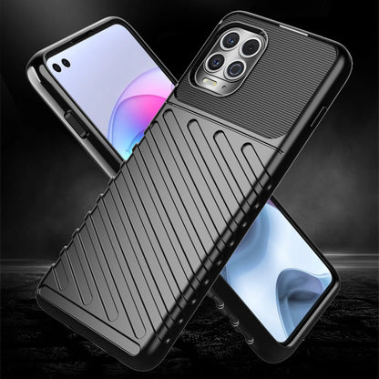 Thunder Case Flexible Tough Rugged Cover TPU Case for Motorola Moto G100 / Edge S black_1
