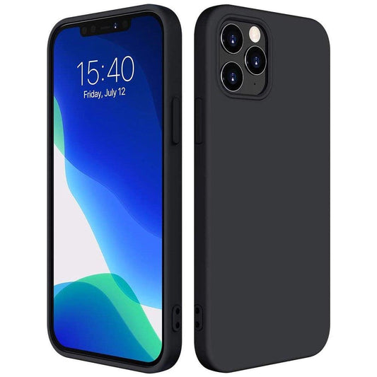 Silicone Case Soft Flexible Rubber Cover for Xiaomi Redmi Note 10 5G / Poco M3 Pro black_0