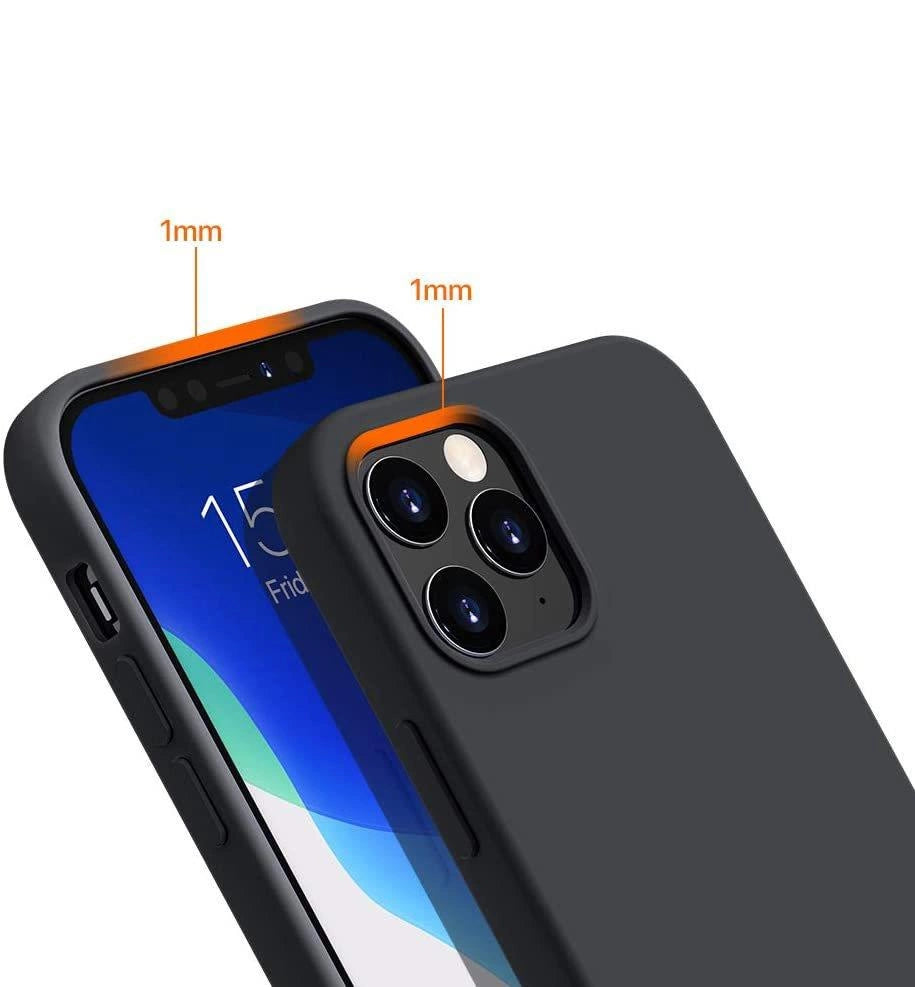 Silicone Case Soft Flexible Rubber Cover for Xiaomi Redmi Note 10 5G / Poco M3 Pro black_3