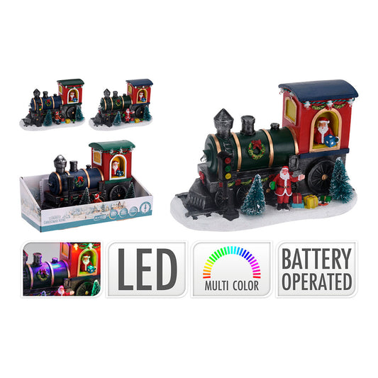 Locomotiva com pai natal y led, vÃ¡rios modelos_0