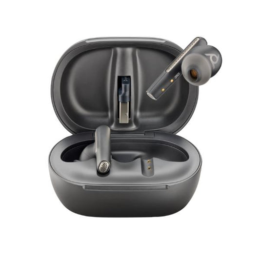 Poly Voyager Free 60+M UC + Adattatore BT700 USB-C + Custodia per ricarica con touchscreen_0