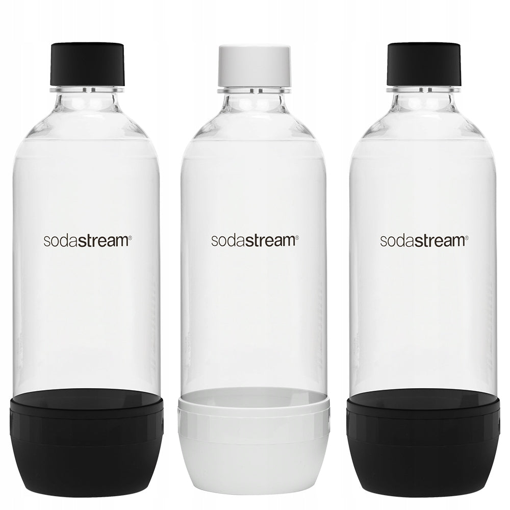 Pack 3x Garrafas de 1L PET de Carbonatação SODASTREAM Universal
