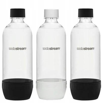 Pack 3x Garrafas de 1L PET de Carbonatação SODASTREAM Universal