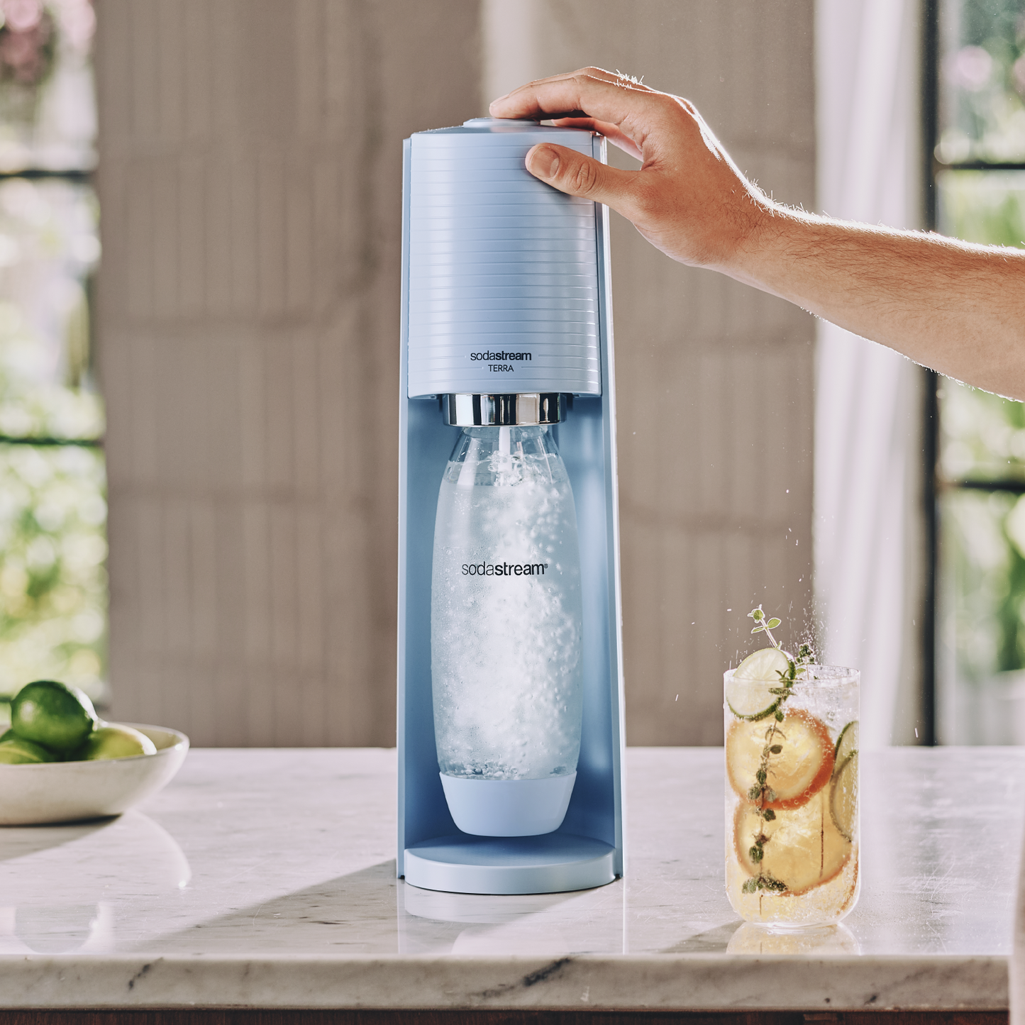 Carbonatador SodaStream Terra Azul