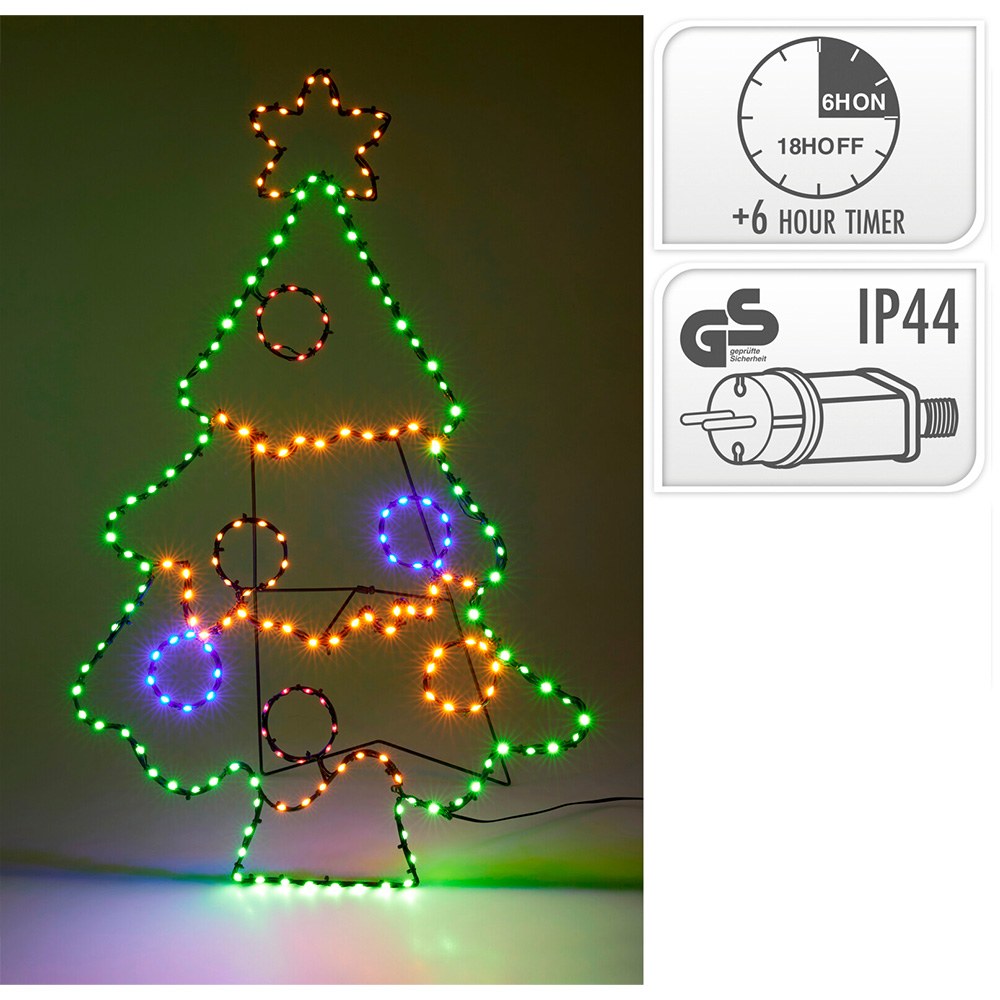 Ãrvore de natal em led, 201 leds, 80 cm_0