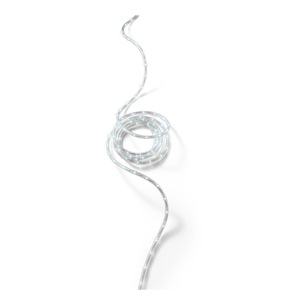 CordÃ£o de luzes led branco frio, para uso externo, 216 leds, 8 funÃ§Ãµes, fio prateado, 9 m_0