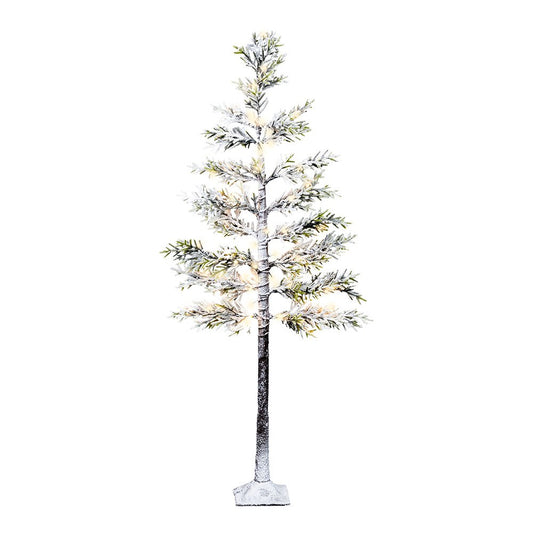 Ãrvore de neve led com funÃ§Ã£o de luz fixa e intermitente para uso externo, 1,5 m_0