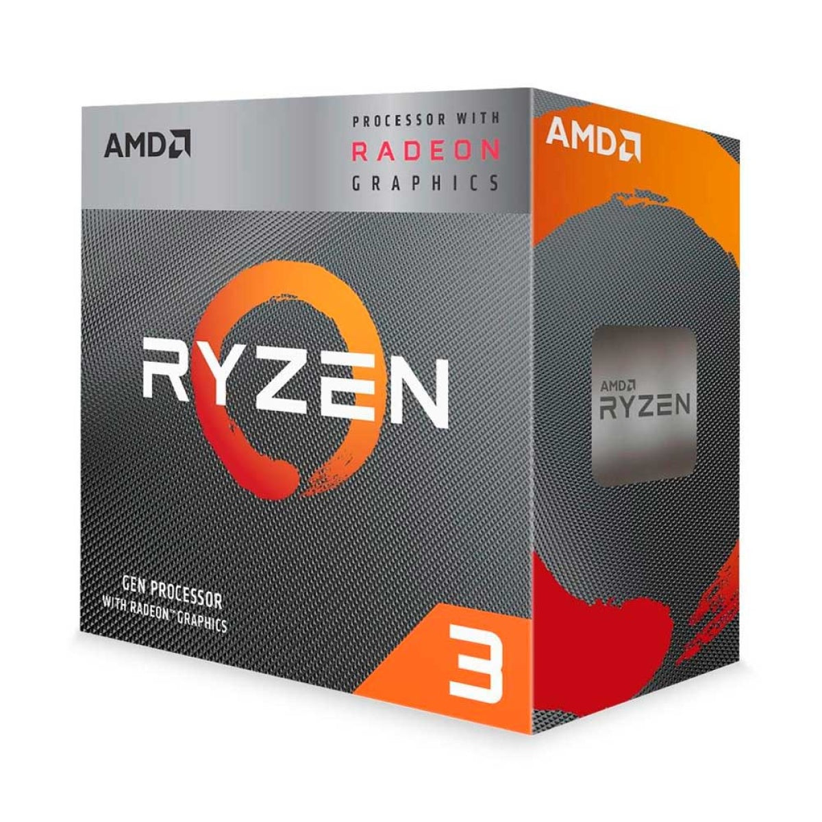 Processador AMD Ryzen 3 3200G Quad-Core 3.6GHz c/ Turbo 3.9GHz 6MB Skt AM4 CÓDIGO: 36190 EAN: 730143309851 Part Number: YD3200C5FHBOX AMD