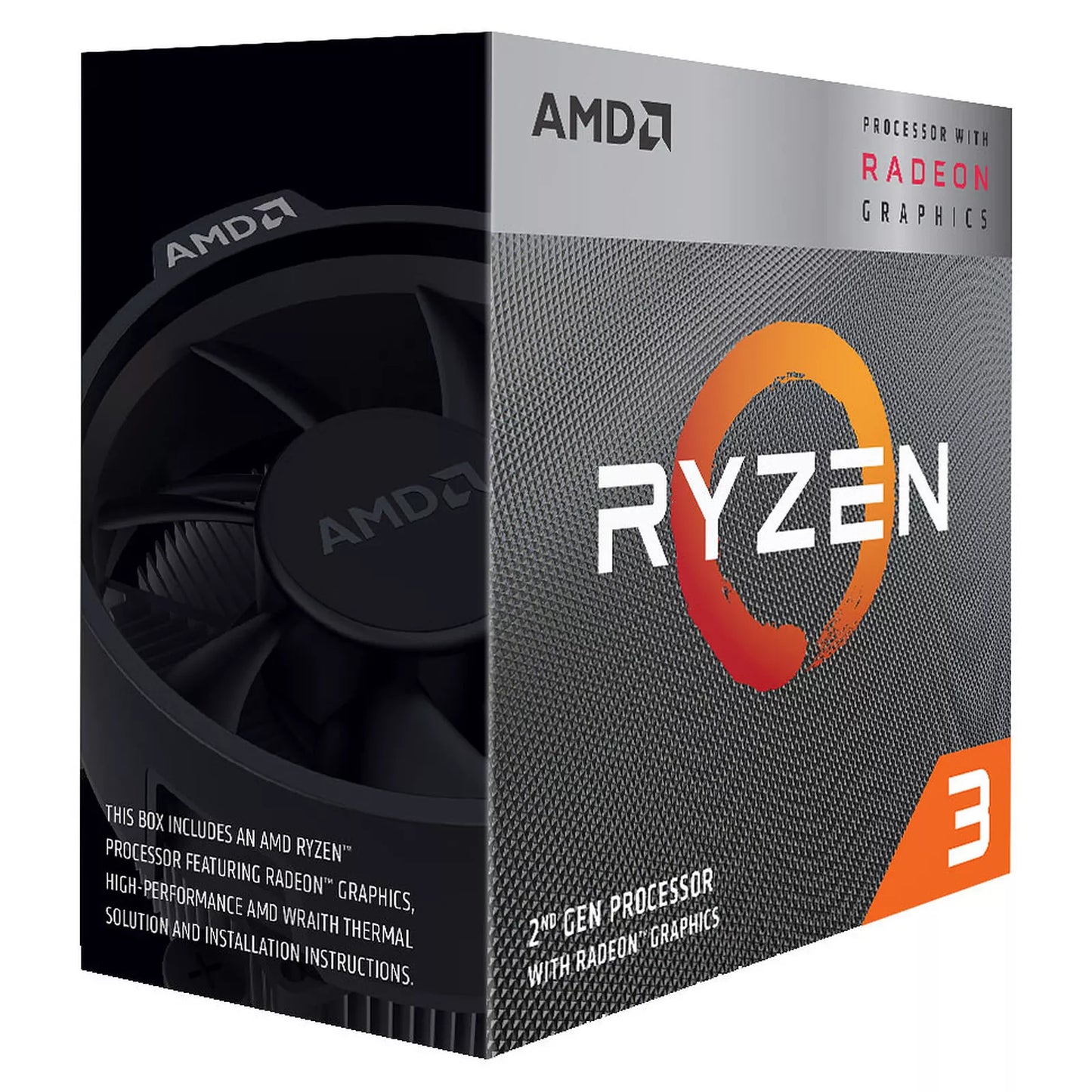 Processador AMD Ryzen 3 3200G Quad-Core 3.6GHz c/ Turbo 3.9GHz 6MB Skt AM4 CÓDIGO: 36190 EAN: 730143309851 Part Number: YD3200C5FHBOX AMD