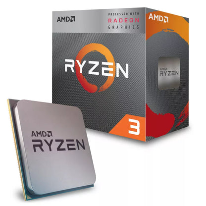 Processador AMD Ryzen 3 3200G Quad-Core 3.6GHz c/ Turbo 3.9GHz 6MB Skt AM4 CÓDIGO: 36190 EAN: 730143309851 Part Number: YD3200C5FHBOX AMD