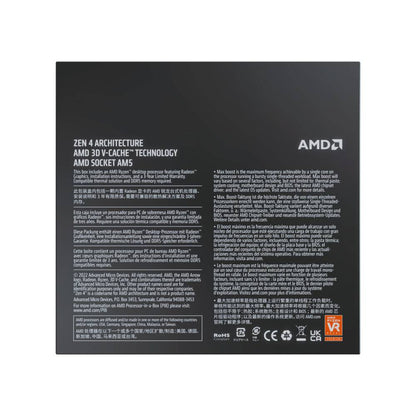 Processador AMD Ryzen 7 7800X3D "Zen 4" 8-Core 4.2GHz c/ Turbo 5.0GHz 104MB Cache SktAM5