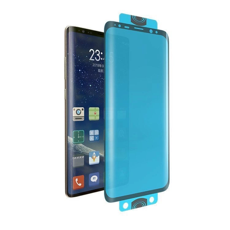 3D Edge Nano Flexi Glass Hybrid Full Screen Protector with frame for Samsung Galaxy S21+ 5G (S21 Plus 5G) black_16