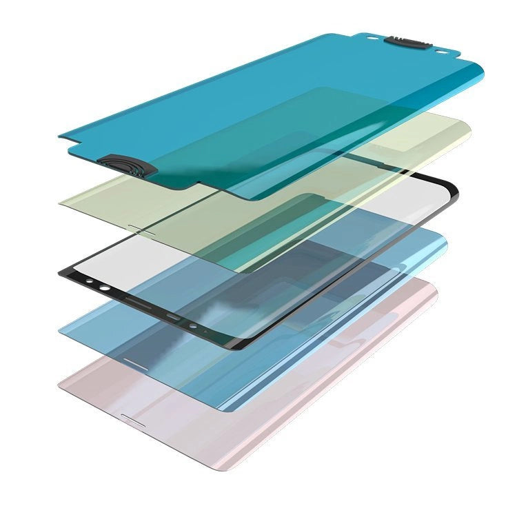 3D Edge Nano Flexi Glass Hybrid Full Screen Protector with frame for Samsung Galaxy S21+ 5G (S21 Plus 5G) black_1