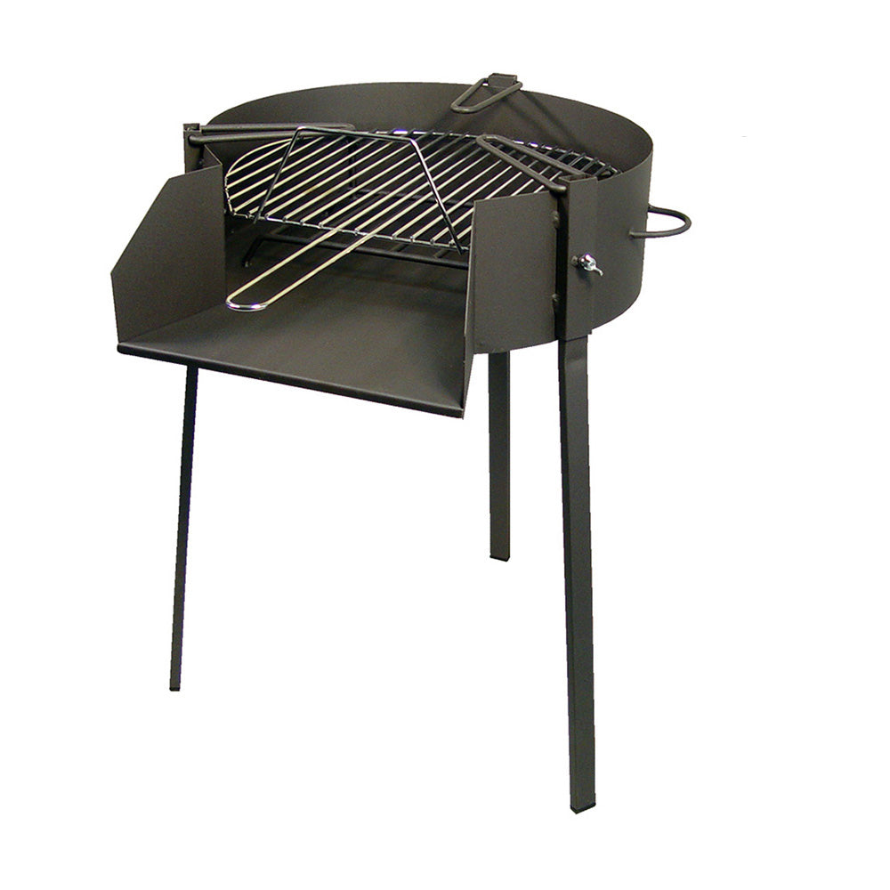 Churrasqueira redonda com suporte para frigideira "paella" Ã¸50cm imex el zorro_0
