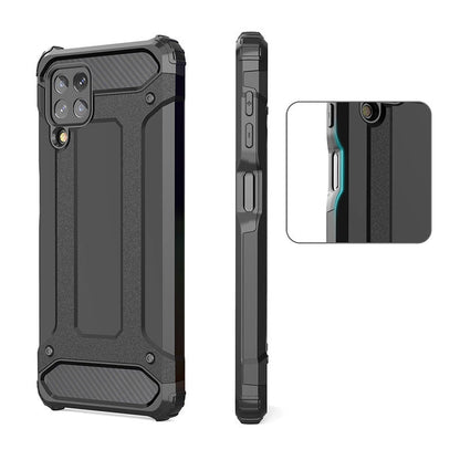 Hybrid Armor Case Tough Rugged Cover for Samsung Galaxy A22 4G blue_7