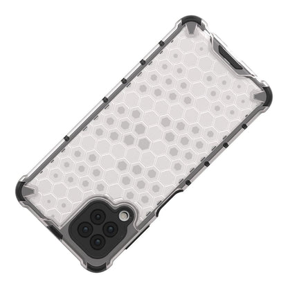 Honeycomb Case armor cover with TPU Bumper for Samsung Galaxy A22 4G black_6