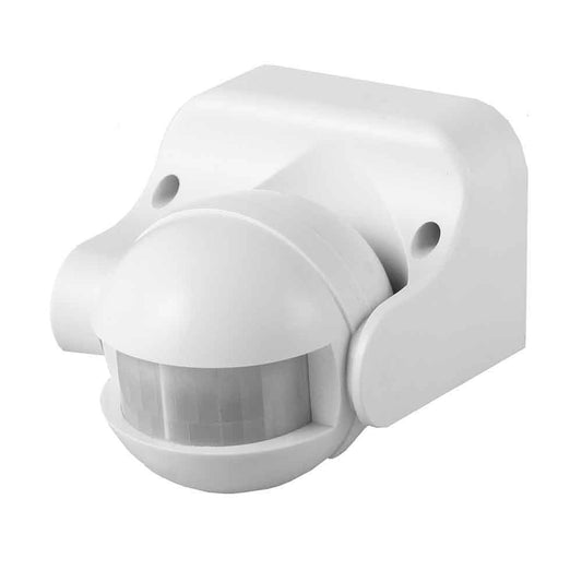 Detector de movimento com regulador noite/dia ajustÃ¡vel 180Â° ip44 branco_0