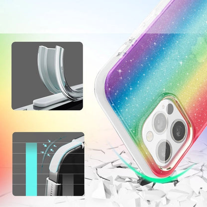 Kingxbar Ombre Case Back Cover for iPhone 12 Pro Max multicolour_5