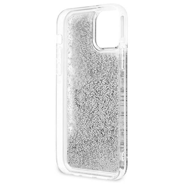 Guess GUHCP12LLG4GSI iPhone 12 Pro Max 6.7" silver/silver hardcase 4G Big Liquid Glitter_6
