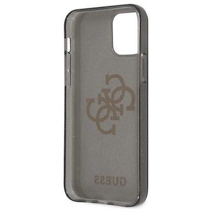 Guess GUHCP12LPCUGL4GBK iPhone 12 Pro Max 6.7" black/black hard case Glitter 4G Big Logo_6