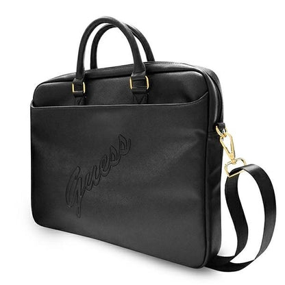 Guess Saffiano Script bag for a 16" laptop - black_1
